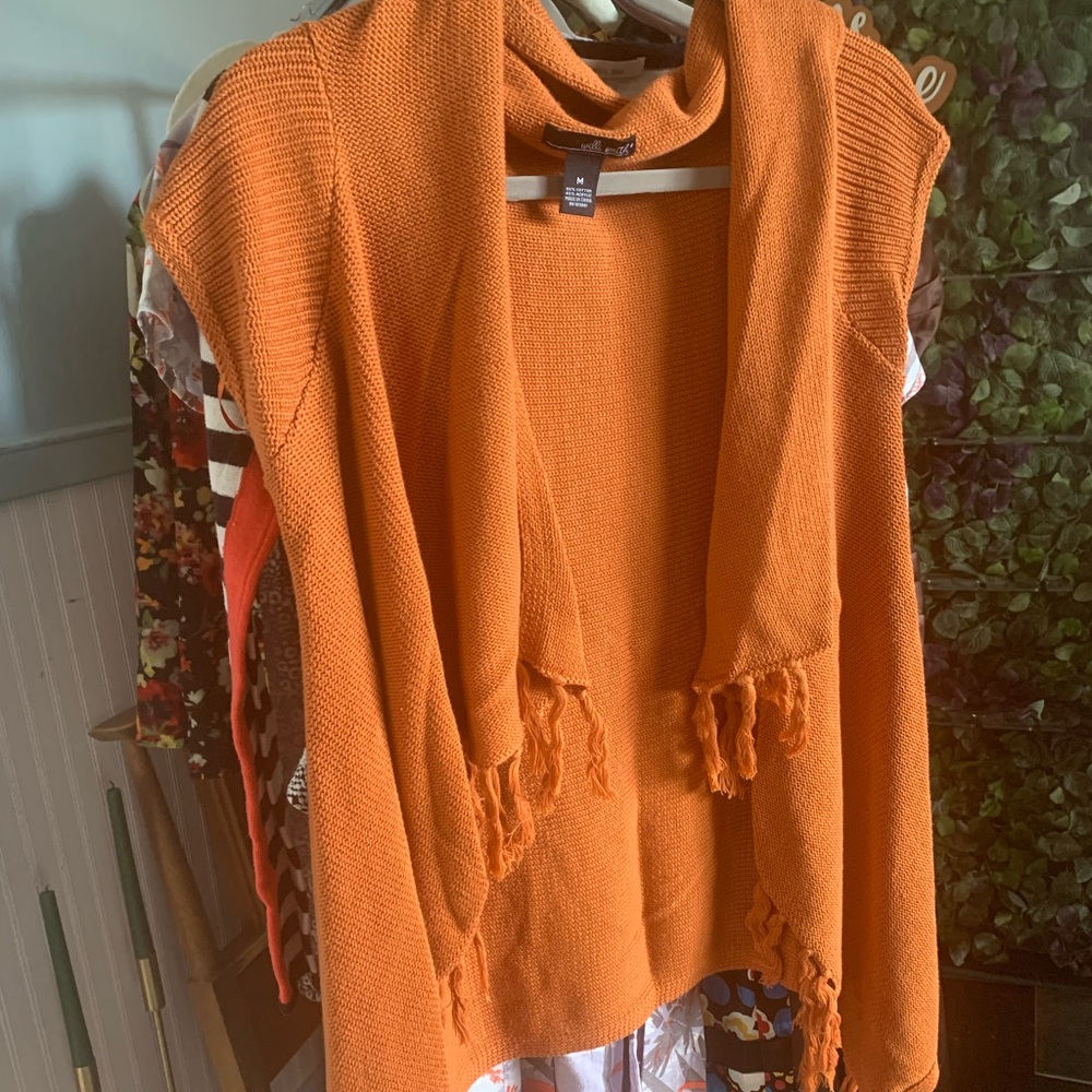 Orange wrap coverup